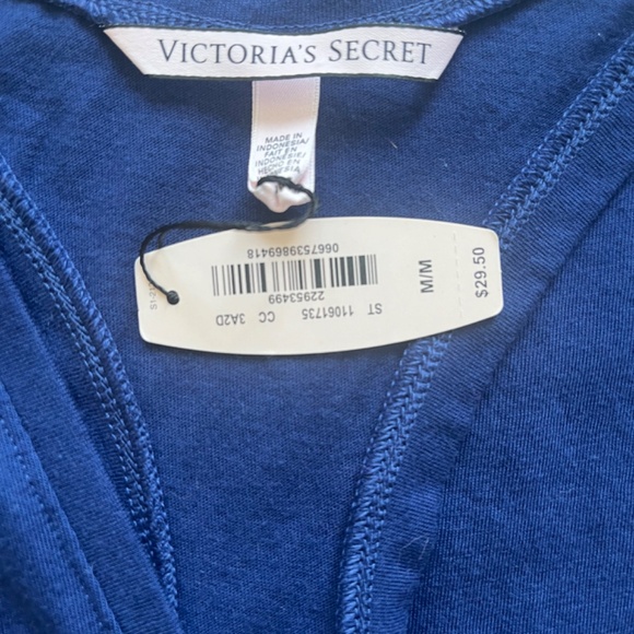 NWT Victoria's Secret I Want It All Casual Racerback Cotton Yoga RunningTank Top - Picture 7 of 9